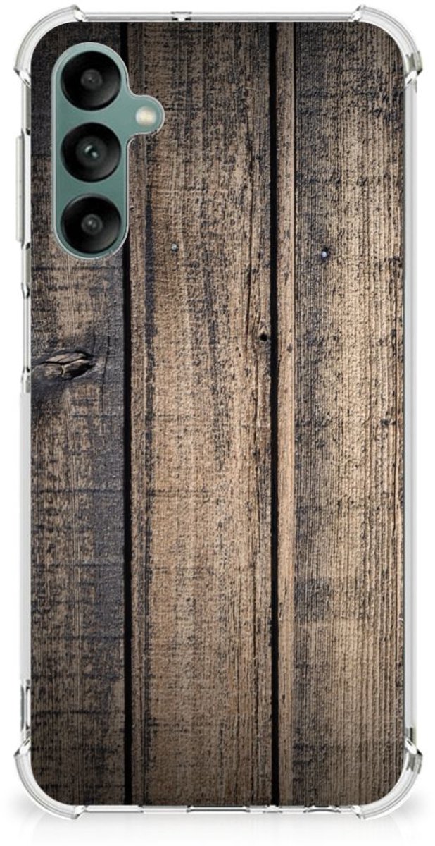 Samsung Galaxy A24 Stevig Telefoonhoesje Steigerhout
