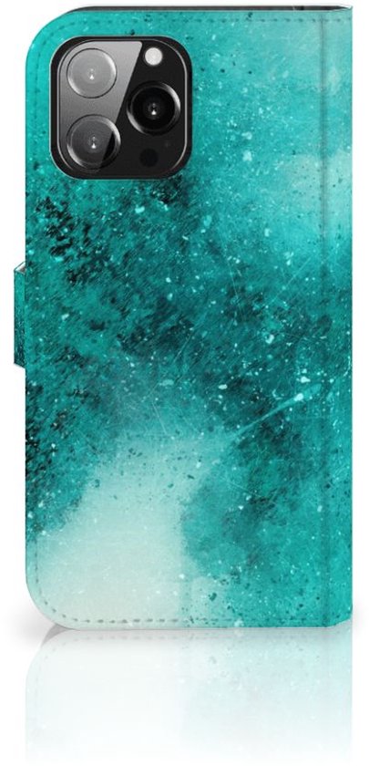 Coque pour téléphone portable iPhone 13 Pro Max Coque Photo Peinture Blue