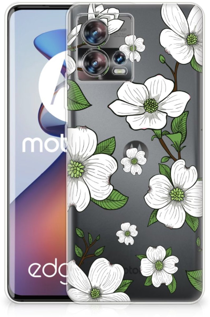 Motorola Edge 30 Fusion TPU Case Dogwood Flowers