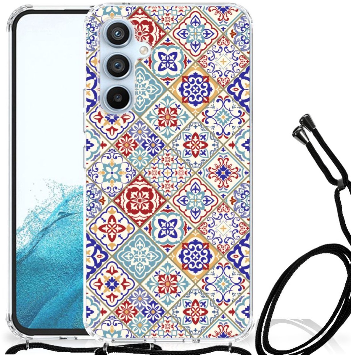 Samsung Galaxy A54 5G Anti-Shock Hoesje Tiles Color