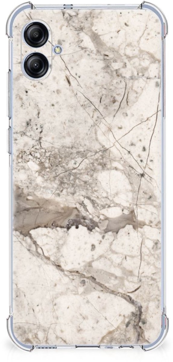 Samsung Galaxy A04e Anti-Shock Hoesje Marmer Beige