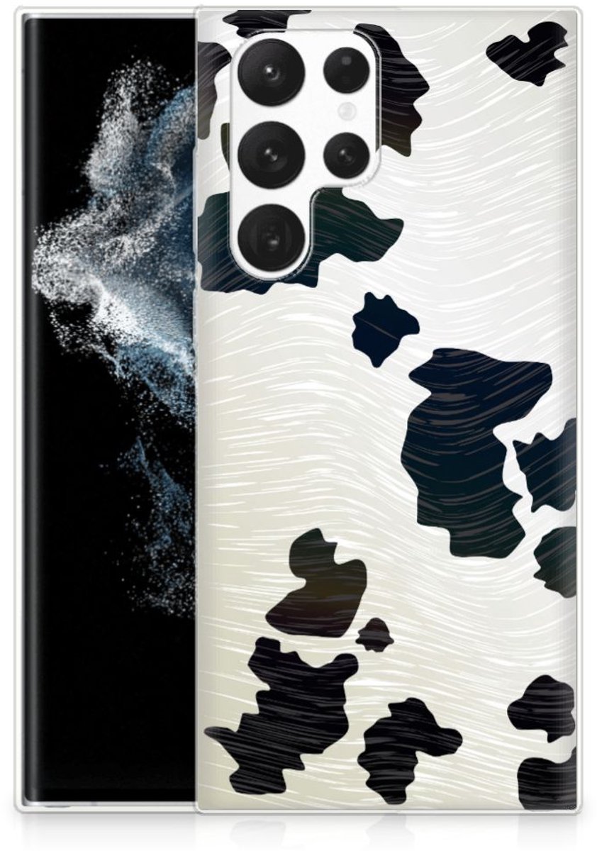 Samsung Galaxy S22 Ultra TPU Hoesje Koeienvlekken