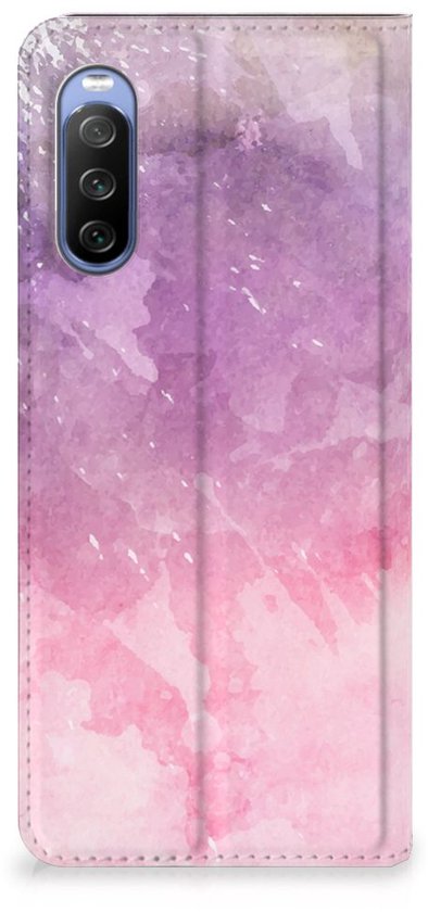 Belle coque de téléphone Sony Xperia 10 III Housse de Bookcase Pink violet peinture