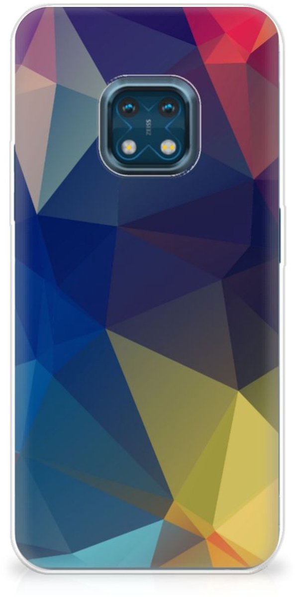 Nokia XR20 TPU Hoesje Polygon Dark