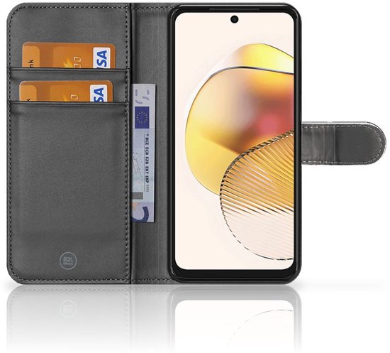 Housse en Cuir Premium Flip Case Portefeuille Etui pour Motorola Moto G73 Portefeuille Vache
