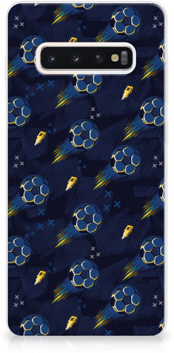 TPU bumper voor Samsung Galaxy S10 Plus Voetbal