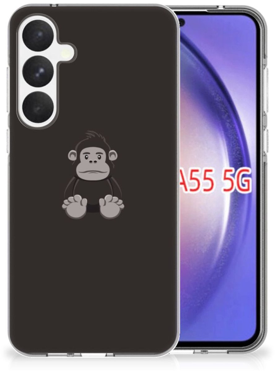 Samsung Galaxy A55 Telefoonhoesje met Naam Gorilla