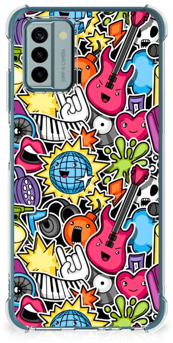 Nokia G22 Anti Shock Bumper Case Punk Rock