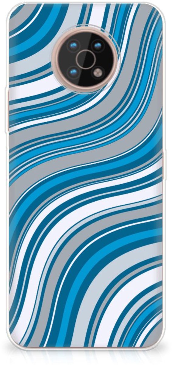 Nokia G50 TPU bumper Waves Blue