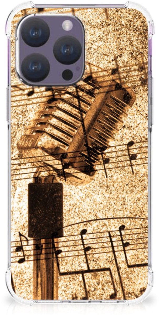 iPhone 15 Pro Max Anti-shock Hoesje met foto Bladmuziek