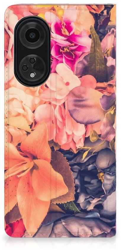 Coque de téléphone Cadeau pour Mère adaptée pour OPPO A98 5G Flipcase Bouquet de Fleurs