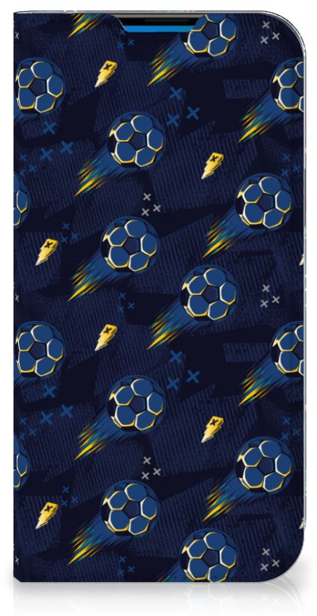 Hoesje met Magneet voor iPhone 14 Pro Max Voetbal