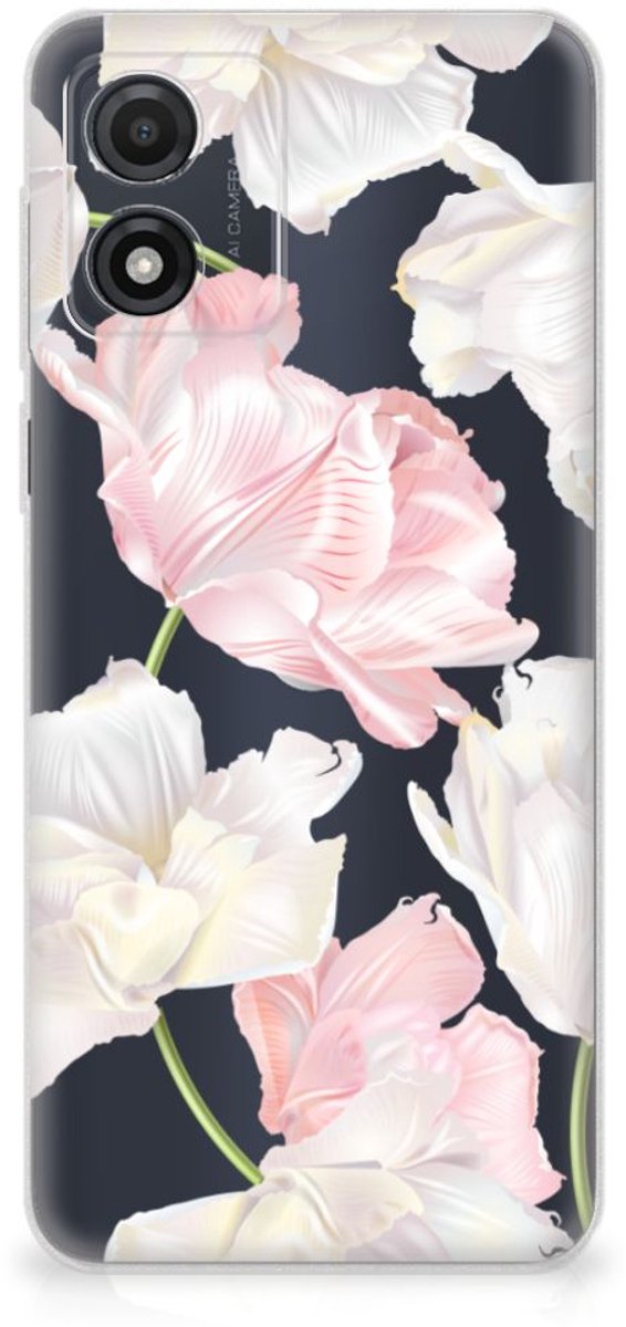 Motorola Moto E13 TPU Case Lovely Flowers