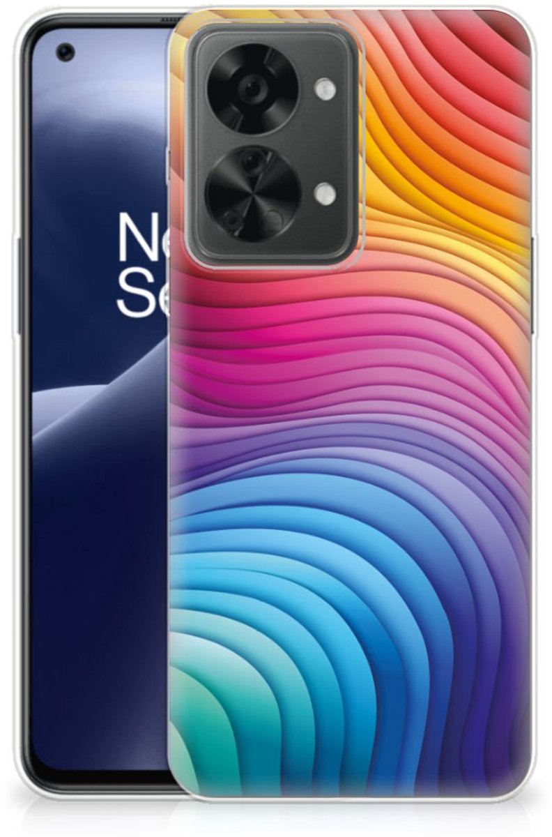 TPU Hoesje voor OnePlus Nord 2T Regenboog
