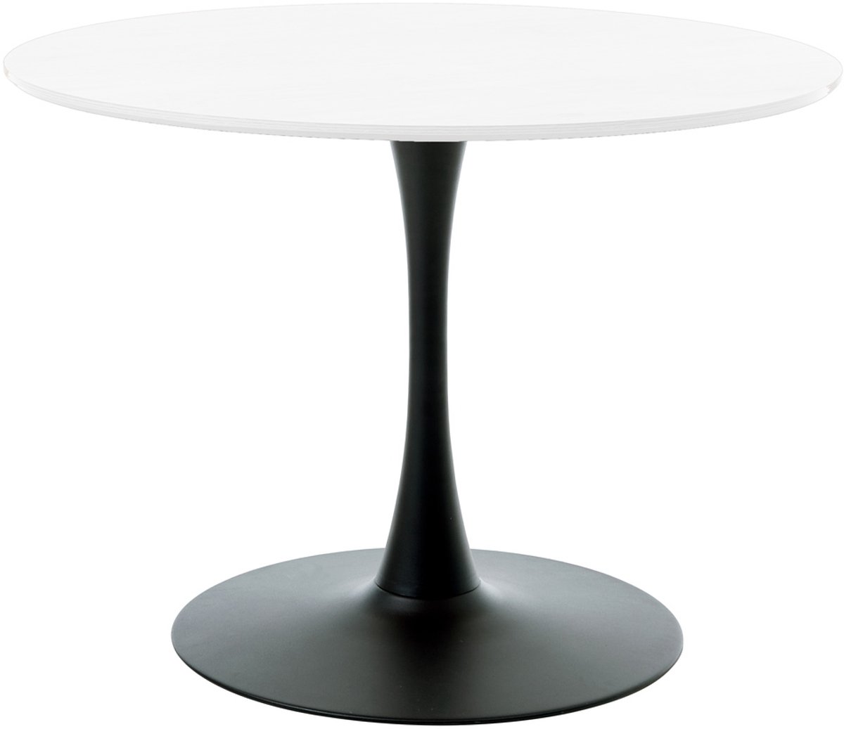 Giga Living Eettafel Cesura - Wit Melamine - Ø110x73,5cm