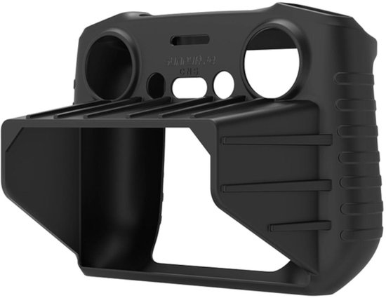 50CAL siliconen beschermhoes met zonnekap voor DJI RC 2 Controller - Zwart - 2-in-1 schok-, kras- en stofbestendig - Geïntegreerde zonnekap tegen schittering - Antislip ontwerp - Duurzame premium siliconen