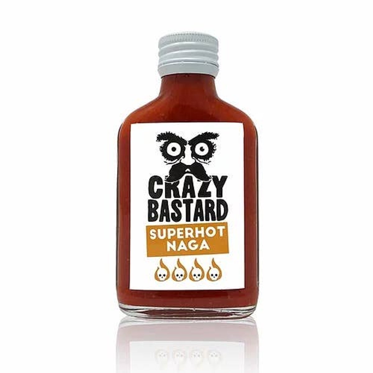 Crazy Bastard Sauce – Superhot Naga Hot Sauce – 100ml