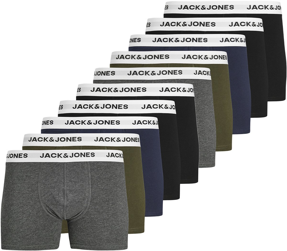 Jack & Jones Heren retro short / pant 10 pack Basic