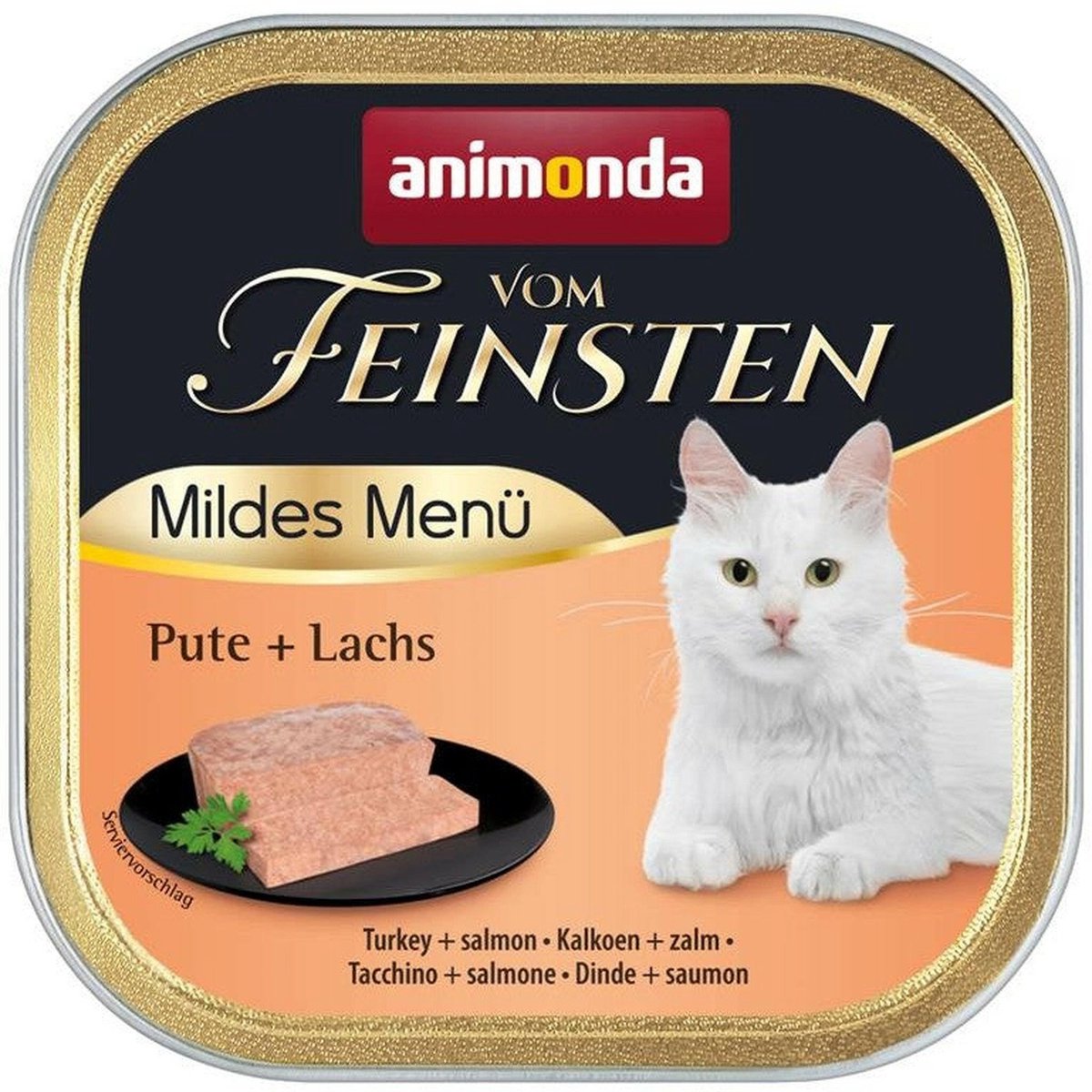 Animonda Animonda Cat Vom Feinsten Mild Menu 32x100g - Kalkoen & Zalm
