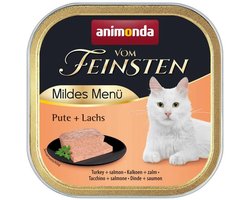 Animonda Cat Vom Feinsten Mild Menu 32x100g - Kalkoen & Zalm