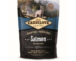 Carnilove Grain-Free Adult Salmon - Hondenvoer - Bevat Omega-3 - Graanvrij - Ondersteunt Spijsvertering