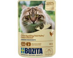 Bozita kattenbrokjes in saus 12x85g - met veel kip