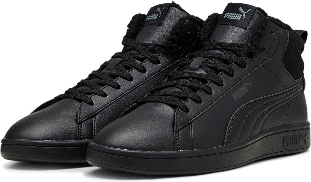 Puma SMASH 3.0 MID WTR heren sneaker winterschoenen 392335 01 Zwart