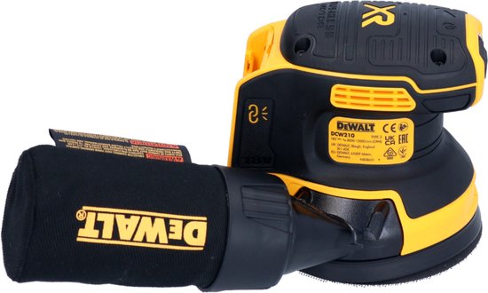 Accu-excentrische schuurmachine, compatibel met Dewalt 18 V 20 V accu