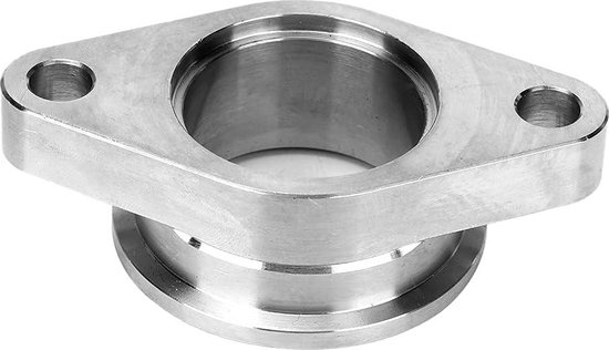 Kuuleyn Adaptateur Wastegate, Bride De Wastegate, Acier Inoxydable Ss304 1.5in 2 Boulons U00e0 Mvs Vband