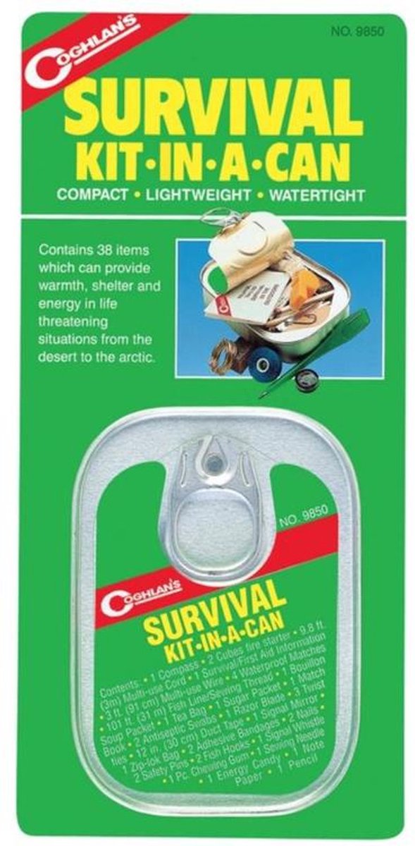 Coghlan's Survival kit - 38-Delig - Compact - In blik