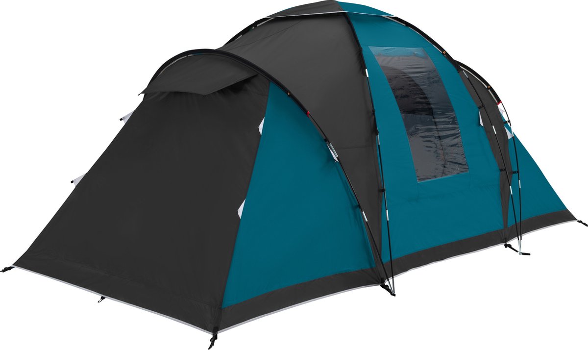 Coleman Spruce Falls 4 familietent – 4 persoons tent – 2 meter stahoogte – waterdicht en lichtgewicht – blauw/zwart – foto 3