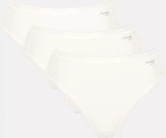 sloggi GO Daily Cotton Tai 3P Dames Onderbroek - WIT -