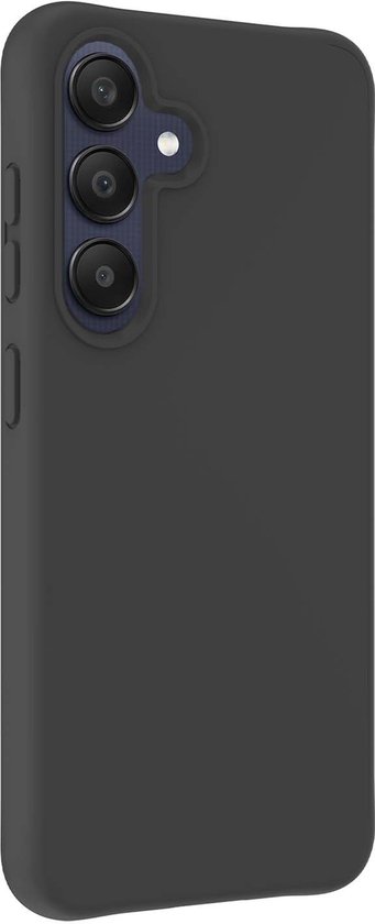 Zwarte Samsung Galaxy A26 hoes, achterkant zichtbaar.