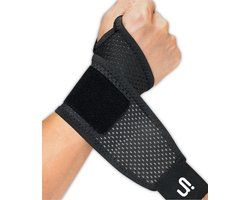 Trebin Polsbrace Universeel - Pols Brace Carpaal Tunnel Syndroom - Links en Rechts - Polsbrace Overbelasting - One Size - Zwart