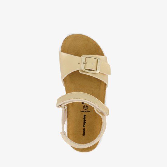 Sandales bio pour enfants Hush Puppies dorées - Taille 30