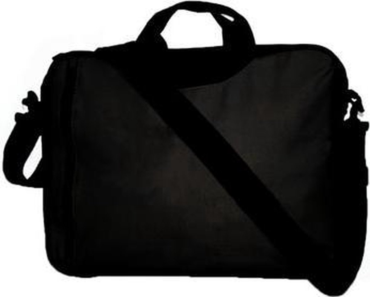 Schoudertas - Voor Laptop - Documenten - 15.6 inch - Zwart