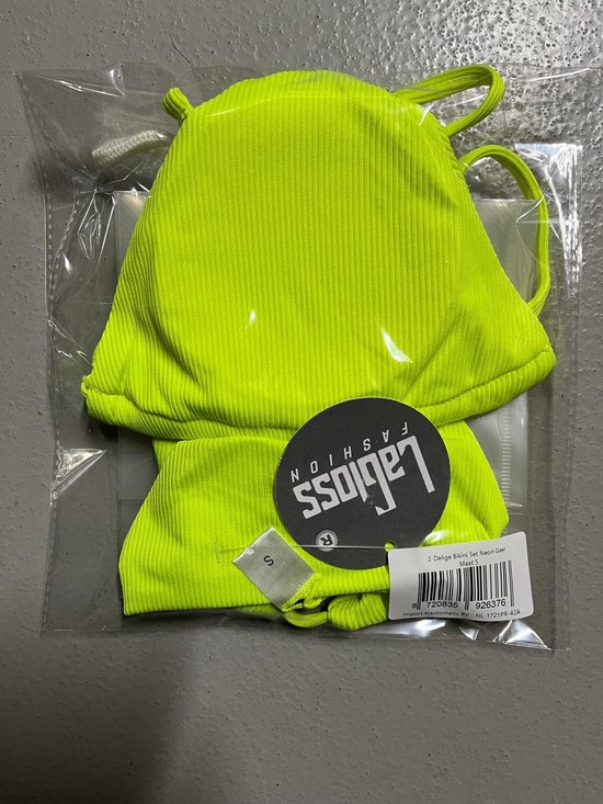 Set bikini 2 pièces LaGloss® Jaune fluo – Taille S – Mode maillots de bains pour femmes Radiant & Trendy