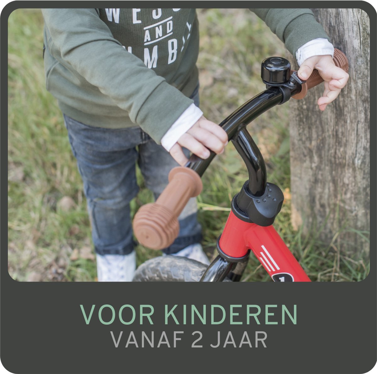 Bandits & Angels Metalen Loopfiets Starter Rood met Voetenplan vanaf 2 Jaar - Limited Edition - Rode Loop Fiets - Verstelbaar Zadel 29 tot 39 cm - Voor Jongens en Meisjes - Compact en Veilig - Lage Instap met Voetenplank — afbeelding 10