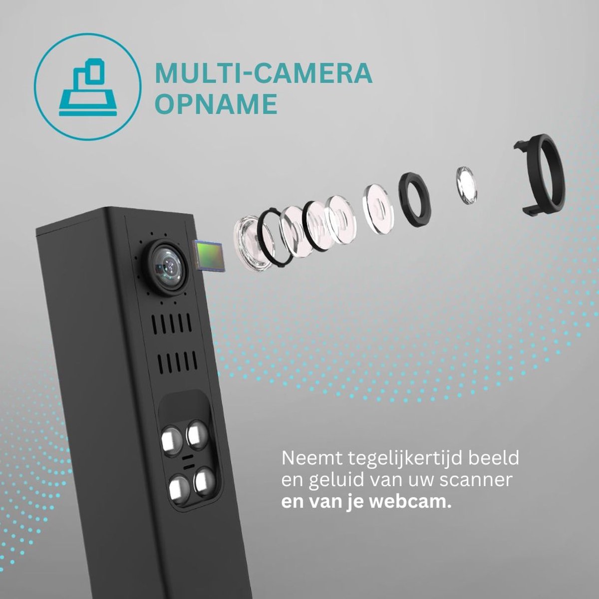 ApexArte® Smart Boekenscanner - Documentenscanner via USB – Scanner – Document Camera thumbnail 5