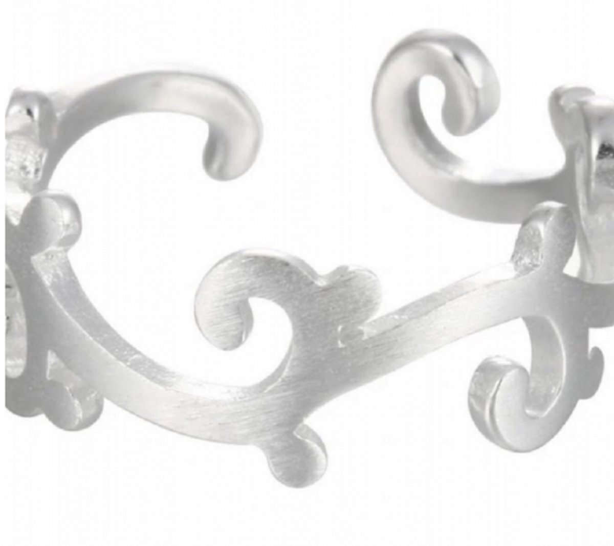 Ring -Clair -verstelbaar- zilverplating-Charme Bijoux
