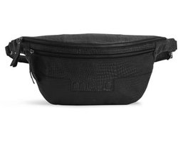 MUUD Vegas XL. Handgemaakt leren heuptas 21x48cm - black