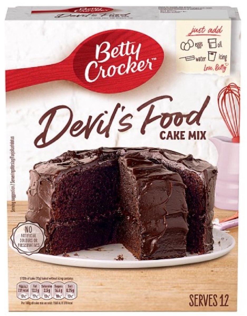 Betty Crocker Devil's Food Cake Mix 425g