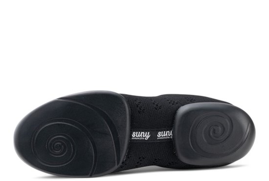 Baskets de danse Anna Kern Suny 120 Femme - Baskets Salsa - Baskets de Danse - Semelle fendue - Danse de salon, Salsa, Latin, Danse de salon, Jazz - SUNY - Zwart - 36
