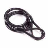 STAHLEX Staalkabel met lussen - 1.5 meter x 8MM - geplastificeerd - fietsslot - kabelslot - terraskabel