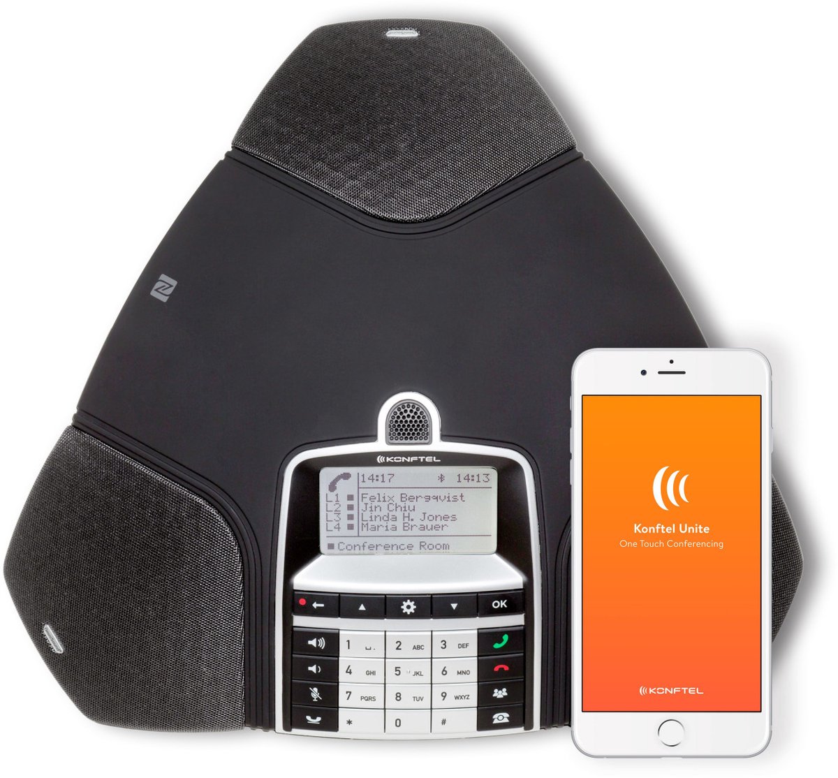 Konftel 300IPx - Conferentietelefoon - Zwart