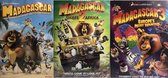 Madagascar 1, 2 en 3 - trilogy - nederlands gesproken en nederlandse ondertiteling! (3xDVD)