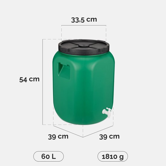 Curver Infinity Recycled Dots Wasmand met deksel - 60L - Wit - vtwonen