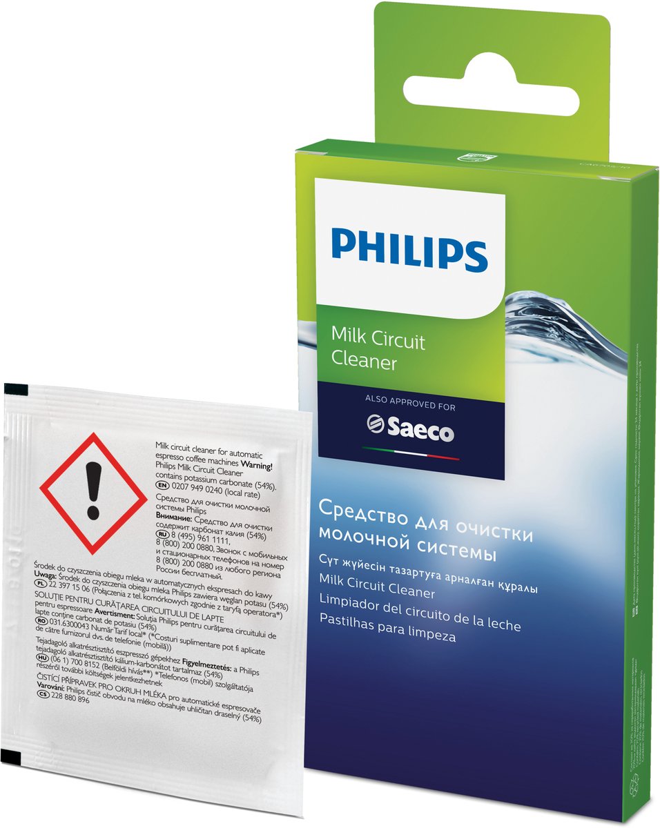Philips Zakjes schoonmaakpoeder voor het melkdoorloopsysteem CA6705/10