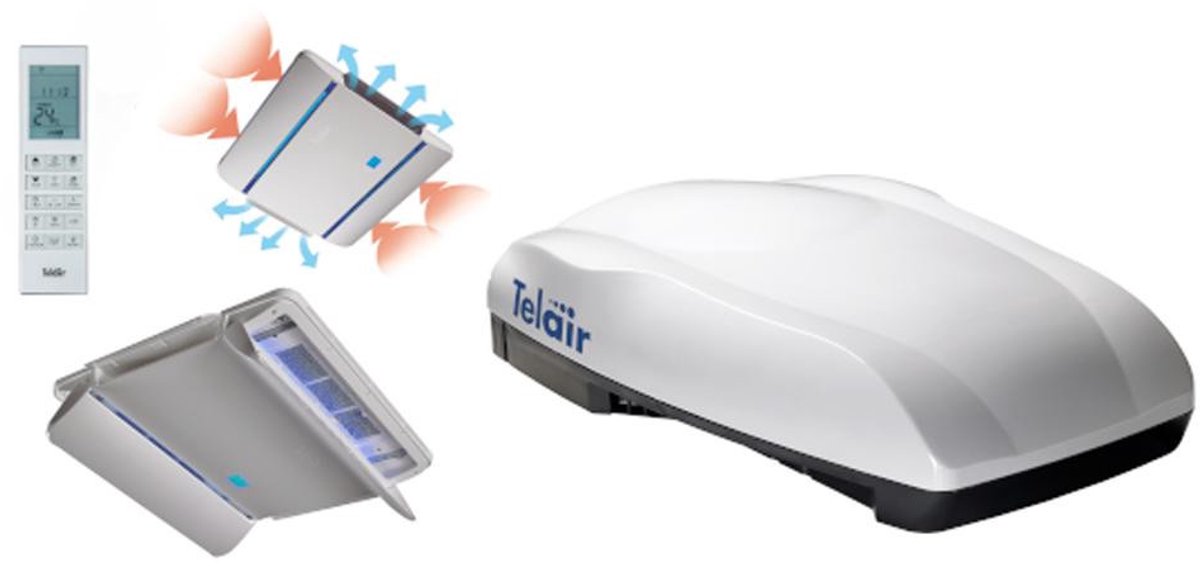 Telair Airco Silent 3 5900H Wit