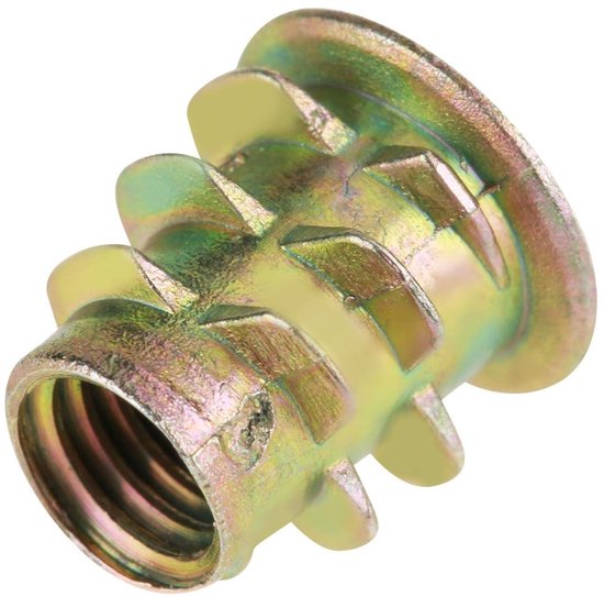 Schroefdraad moeren, inschroefmoeren 50 stuks M5 x 13mm zinklegering